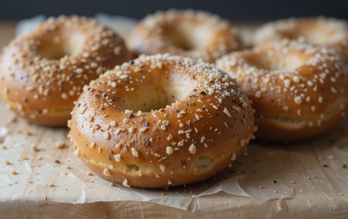 Sourdough Bagels