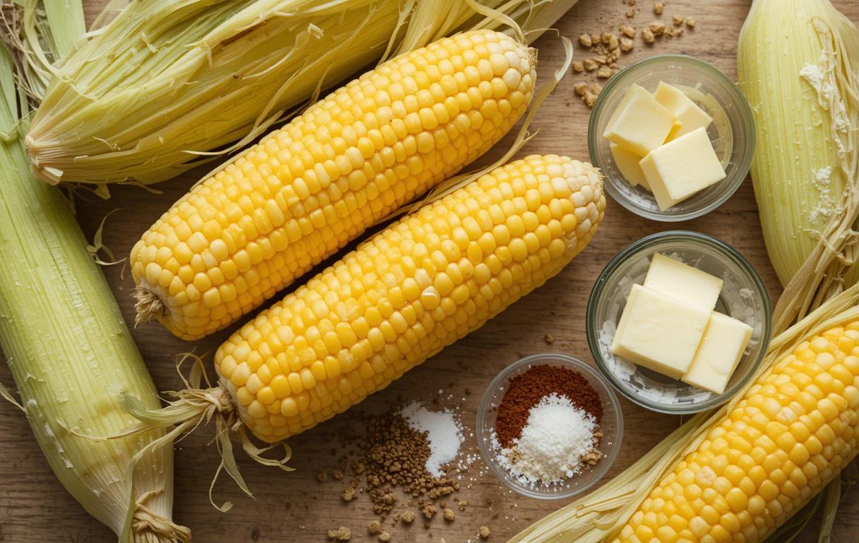 What is fried corn made of?