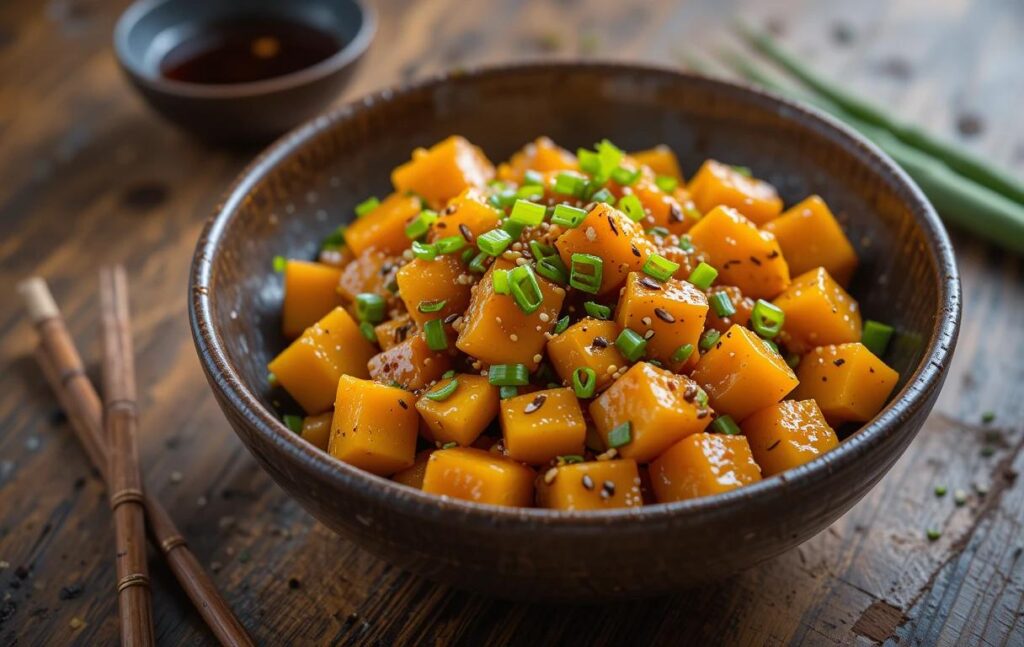 chinese squash recipes kabocha vegan