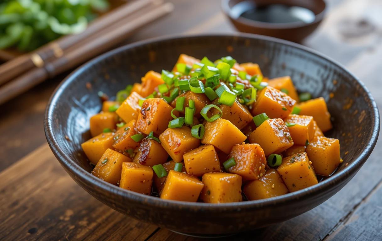 chinese squash recipes kabocha vegan