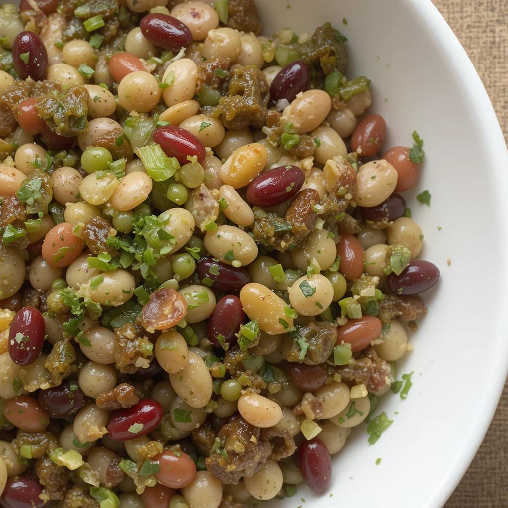 dense bean salad