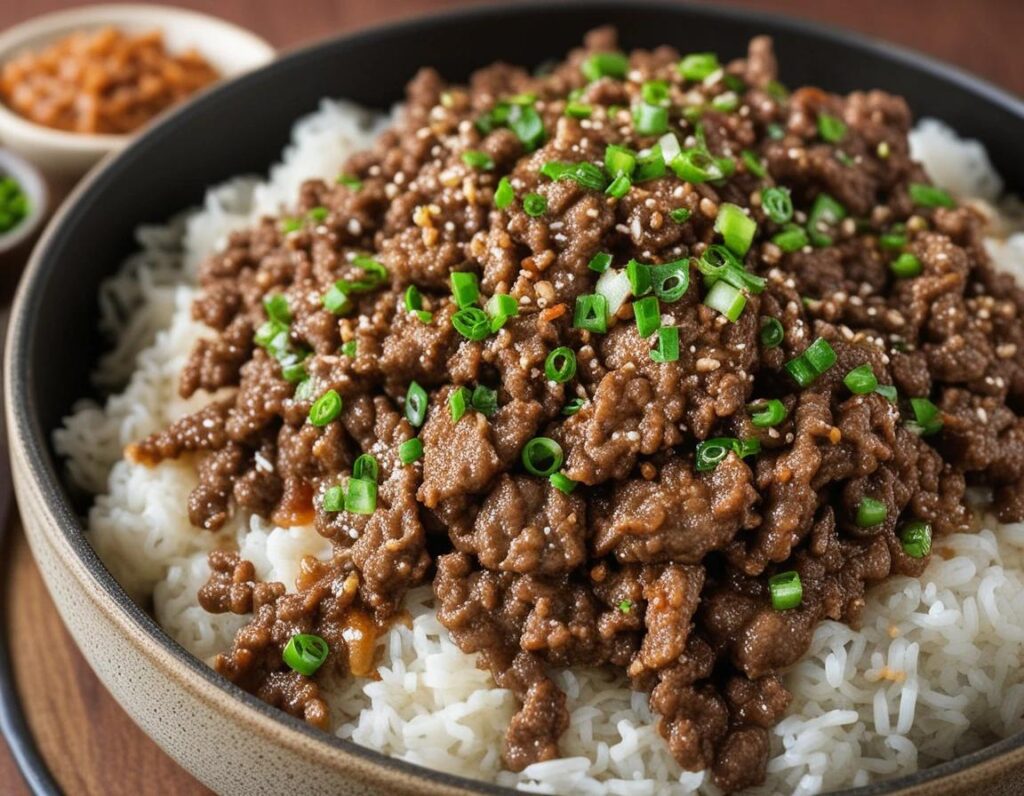 ground beef bulgogi
