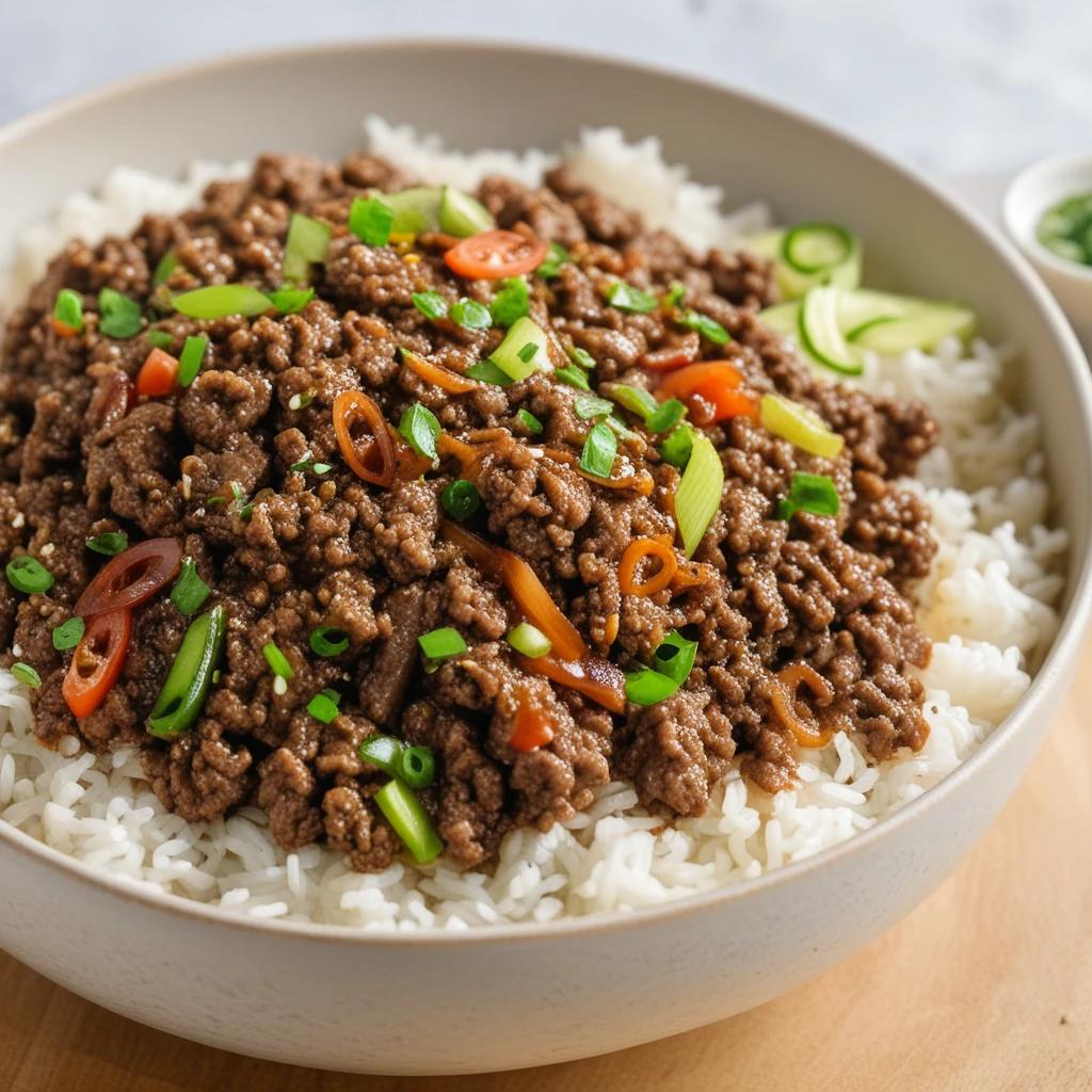 ground beef bulgogi