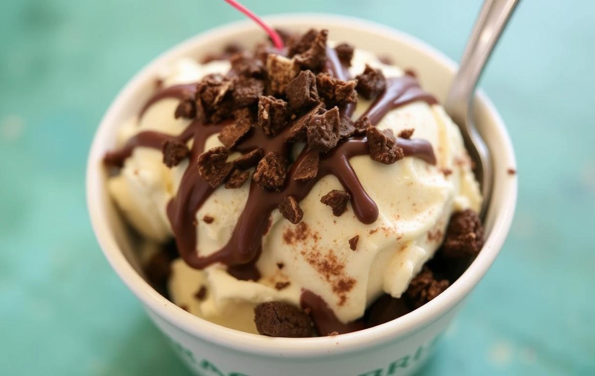 Mississippi Mud Pie Ice Cream is a delightful frozen dessert inspired by the rich and indulgent Mississippi Mud Pie.