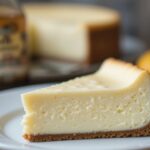 Why do you put vinegar in cheesecake?