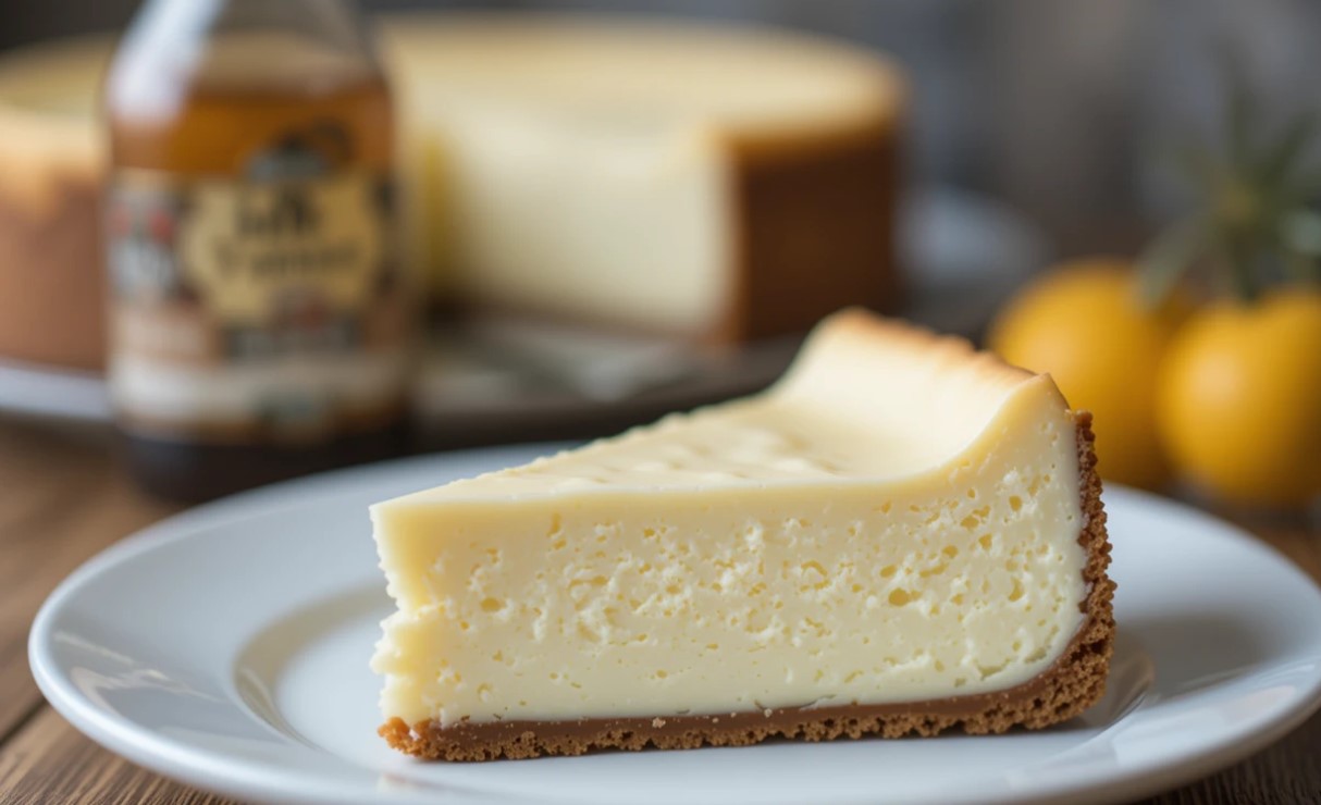 Why do you put vinegar in cheesecake?