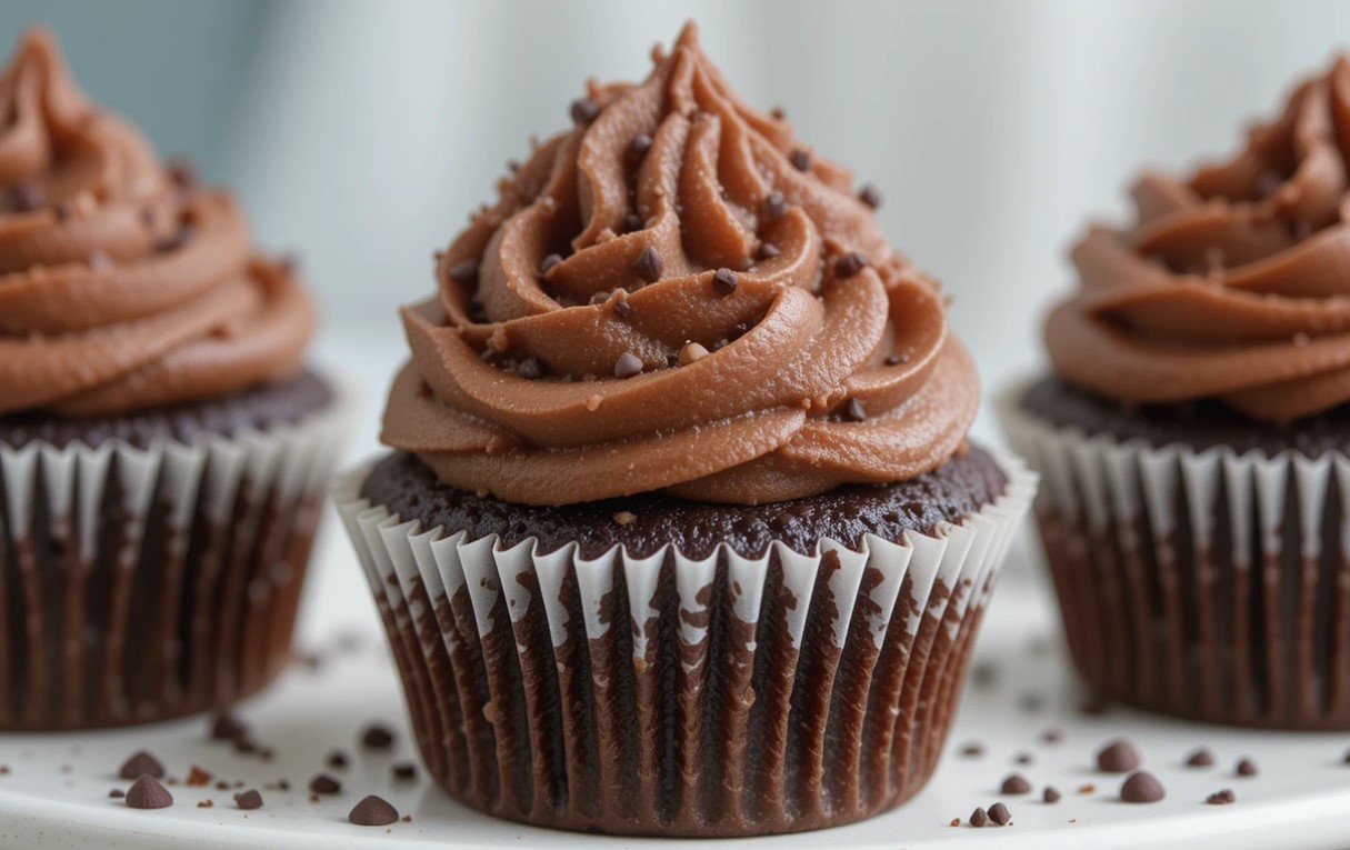 Gluten-Free Dark Chocolate Cupcakes