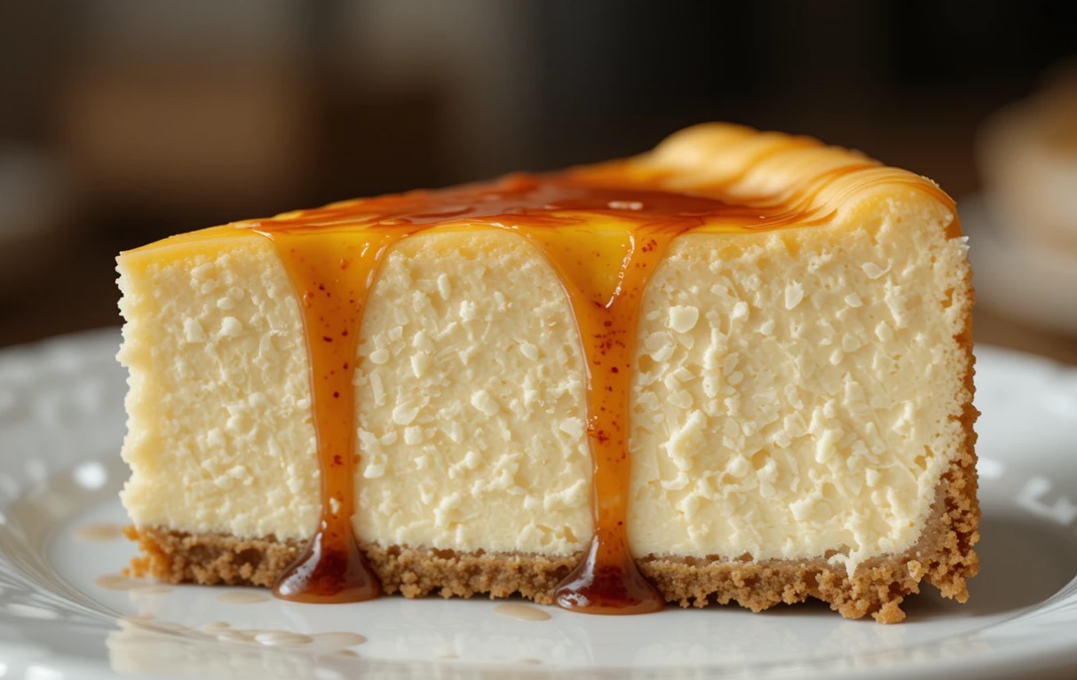 What is the thickening agent in cheesecake